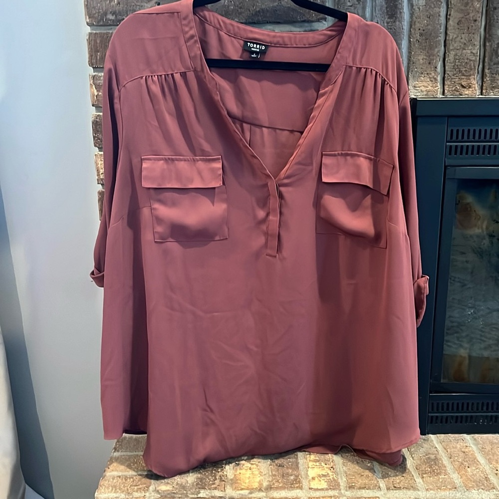 Torrid, 4, Mauve, Blouse